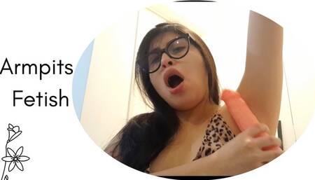 Sucking and fucking my armpits