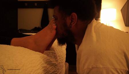 NIGHTTIME TOE SUCKING