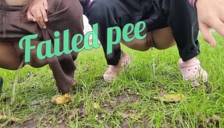 Failed pee