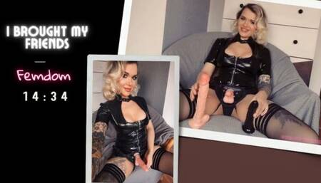 I brought my friends Learning to suck and give ass, strapon Marlene Moore