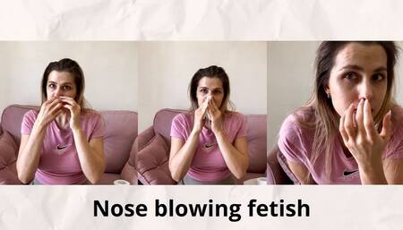 Nose blowing fetish - Mocus