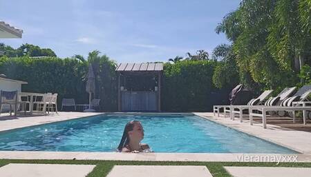 Morning Swim And Outdoor Shower- JOI