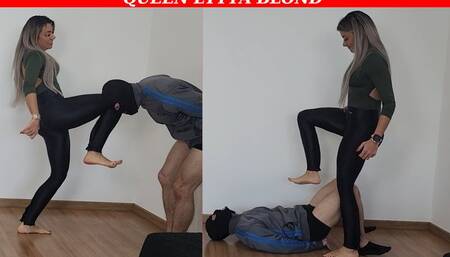 Lytta makes Ballbusting Bet with her friendzone friend - He pay her Shopping if he lose - BALLBUSTING - FEMALE DOMINATION - FOOT DOMINATION - FEMDOM - CBT - HUMILIATION - FOOT SLAVE - BOOTS - FINDOM