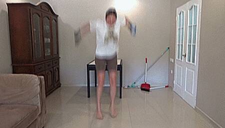 jump off the table unsuccessfully a