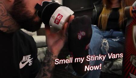 Smelly feet after skateboarding - STINKY VANS
