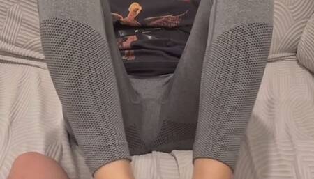 Erina Post-Workout Foot Job First-person POV