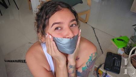 Ungag Challenge: Luana vs Duct Tape Strips