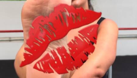 Nadia sapphires foot Slave