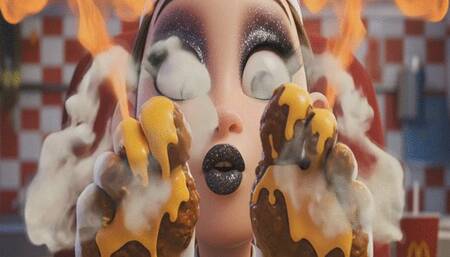 SMELLY CHEESY SOCKS OF FAST-FOOD AFTERWORK GIRL