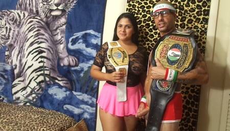 BIG BREAST BOMBSHELL VA PORNSTAR CHAMPION IN CAMEL CLUTCH MATCH HOT BJ & HARDCORE XXX PUSSY POUNDING SEX