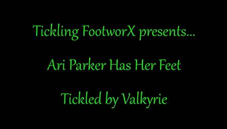Ari Parker Has Her Feet Tickled by Valkyrie