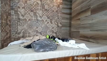 Asian Goddess Cleaning My House and Releasing Stinky Farts - by Kiara Nissei - Part 1