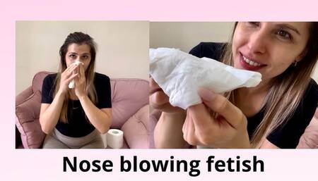 Nose blowing fetish - Mocus - 2