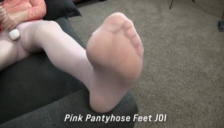 Eves Pink Pantyhose Feet JOI 2