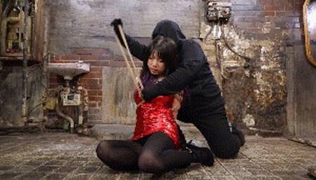 (4K at 60 FPS) MADE IN JAPAN 19! Ada the mercenary trapped in a zombie infested tunnel, tied and gagged by a mysterious woman!