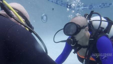 Tough GI Jane Scuba Instructor, Stormy Lynn, Has Unique Relaxation Skills Drills