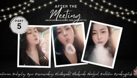 Custom : Part 5 After the meeting - Smoking Marlboro Red Cigarette - POV - RP - Audible