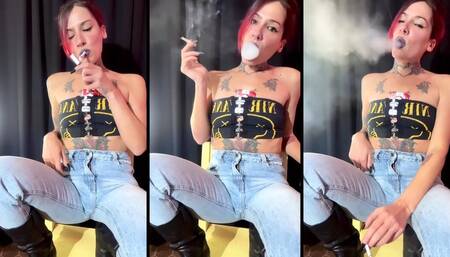 chainsmoking unfiltered