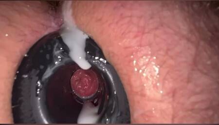 Anal Steve Gets Lots of Hot Creamy Cum Deep Into His Ass, with Some Being Simulated, but Some Being Real Cum