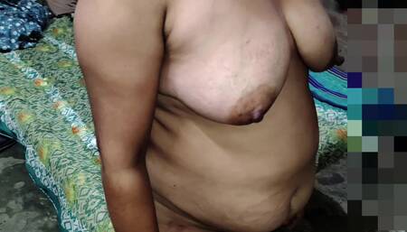 Indian aunty's chut seeing alone in my night