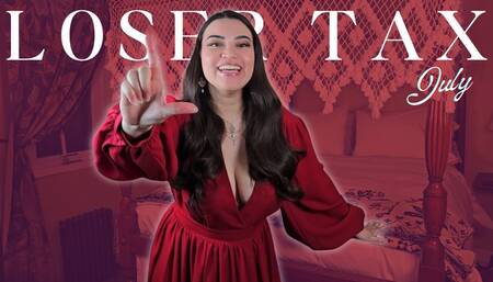 Loser Tax July - Loser Reprogramming Guidance with Countess Wednesday - Sex Denial, Sexual Rejection, Loser Porn, Mind Fuck MP4 1080p