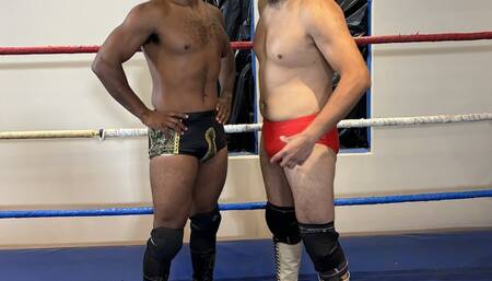 Men's Wrestling: Romeo and Tom Strip Each Other to Tighty Whities