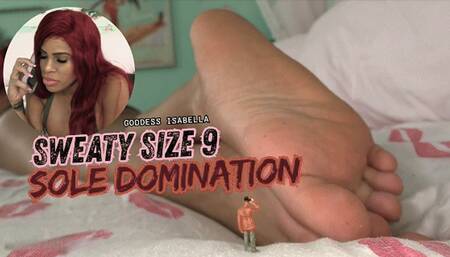 Goddess Isabella Giantess Foot Punishment – Sweaty Sole, Trample, and Mouth Submission (SD 720p WMV)