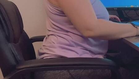 Office Fart Tease: Post-Lunch Fetish Explosion!