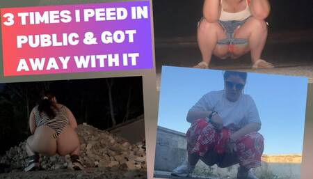 3 Times I Peed in Public & Got Away With It