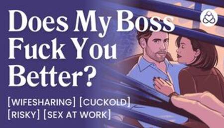 ASMR Audio Porn: Wife Fucks Husband’s Boss at Work – Cuckold Hotwife Fantasy