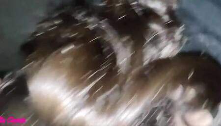 Cheating Wife Fucked by a Stranger in the Parking Lot After the Club