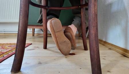 suede ballet flats aV