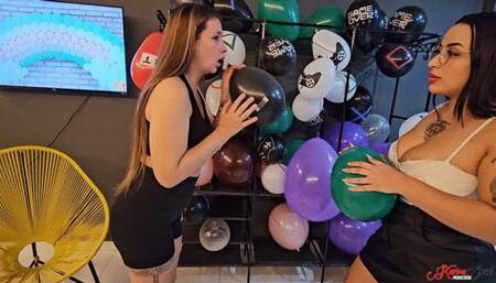 SALE OF BALLOONS WITH FART GAS - MISTRESS SASHA - CLIP 2 - NEW JULY 2025