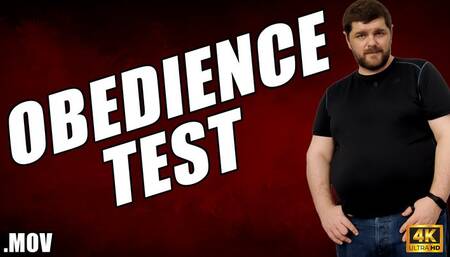 KingMarti: Obedience Test - JOI with CEI (jerk off instruction with cum eating instruction) 4k UHD 2160p - MOV