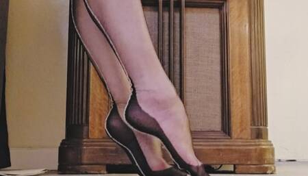 New nylons on feet 7192025