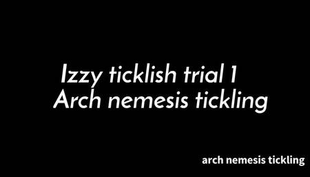 Izzy ticklish trial 1
