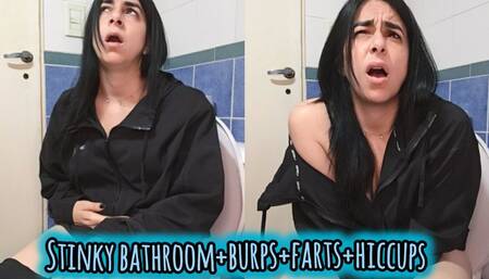 Stinky bathroom+burps+farts+Hiccup