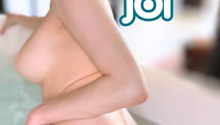 Bath Spy JOI - Your girlfriend Lux Neon catches you watching her in the shower, and decides the help you cum