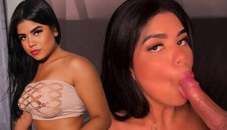 Cheating stepsister with big tits squirts when I stick my cock in her - POVLatinGirl