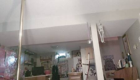 Booty Shaking and Dancing In Mesh and a Tiny Skirt!