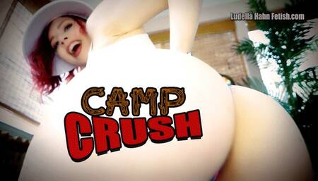 Camp CRUSH - Squeezed & Smothered By Giantess Goddess Ludella’s Thick Thighs and BIG ASS - WMV 720p