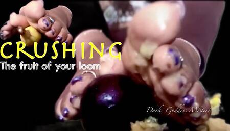 Crushing the Fruit of Your Loom - Food and Object Crush, Foot Fetish, Giantess