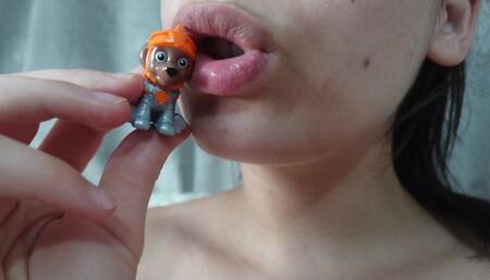 Giantess Fetish I suck you like a candy in 4k