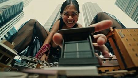 Asian Giantess Treats Houses Like Her Own Toys | Mobile