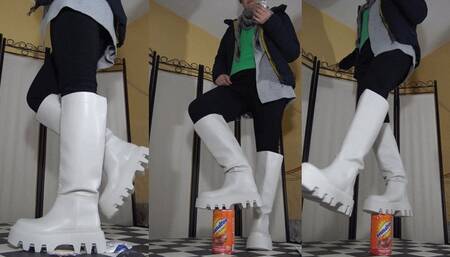 Tanja makes me cum under her monstrous boots - Cam 1