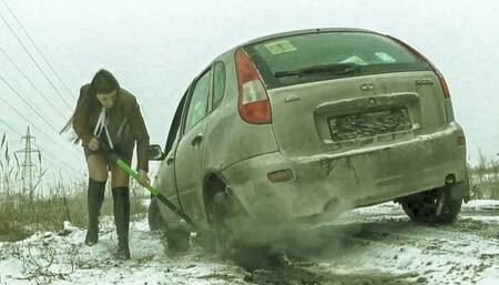 PEDAL PUMPING KARINA_ ON THE ROAD TO A FAVORITE FREND