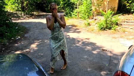 Helga gets into a car crash because of her high heels