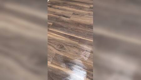 Saggy Soapy Tits Rubbing Her Clit Thumping