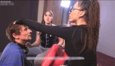 010RJJ They demonstrated how to spit into a man's face or mouth, how to degrade him, and how toincline him to lick their feet 4K