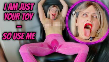 Ahegao Thrusting Slippery Sex Doll Cameltoe — Tight Leggings, Oil